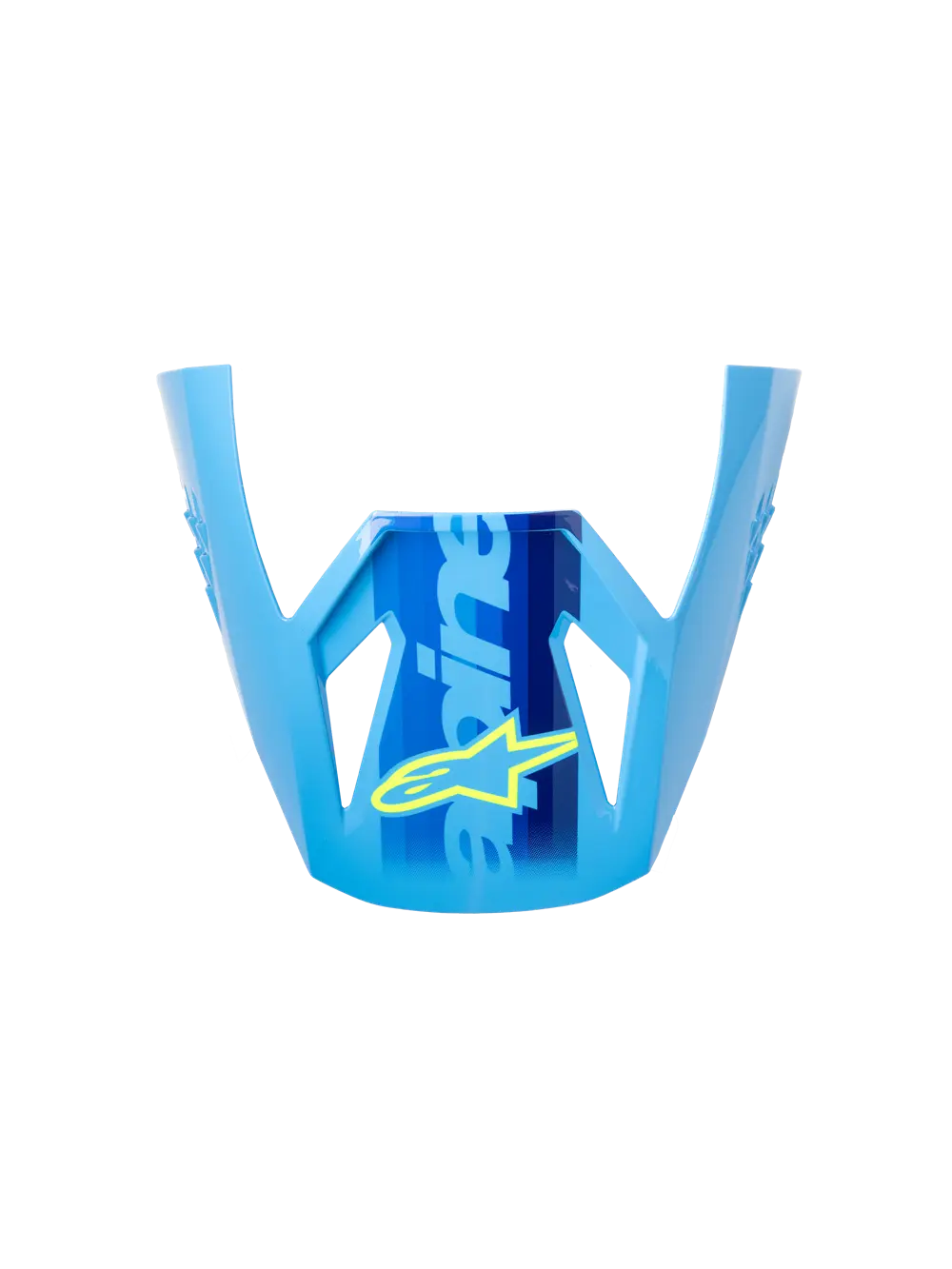 Alpinestars S-M3 Force helmklep – Cyaan glanzend