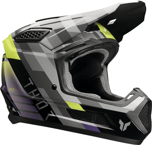 THOR Fleet Camber crosshelm – Zwart/Paars