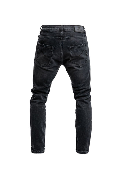 JOHN DOE Pioneer Mono motorjeans zwart, maat 31/32