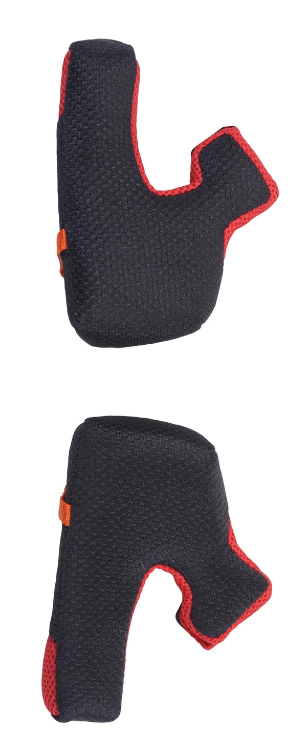 Alpinestars Missile wangkussens – zwart/rood - MxProStoreParts