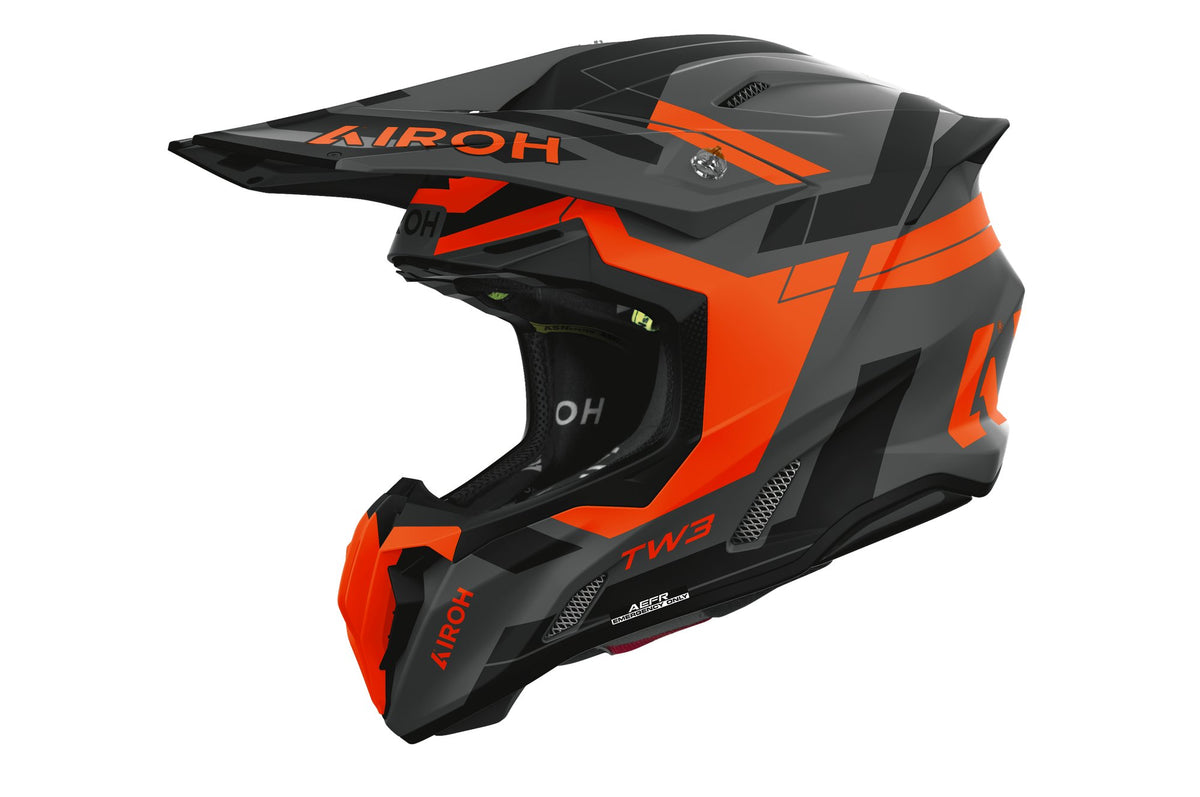 Airoh Twist 3 crosshelm – Dynasty oranje mat