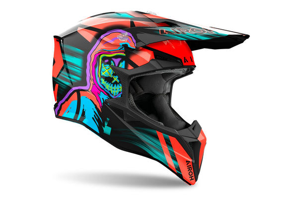 Airoh Wraaap crosshelm – Cyber oranje