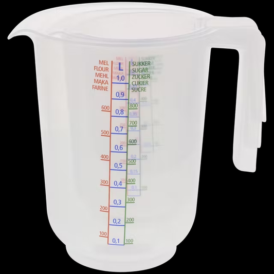 Airtime olie maatbekers 1000ml ( 1 liter ), 500ml & 250ml (set van 3 bekers)