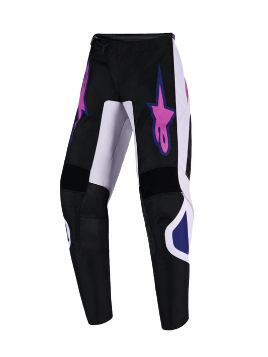 Alpinestars pantalón de cross Junior Fluid Grid negro/gris/morado
