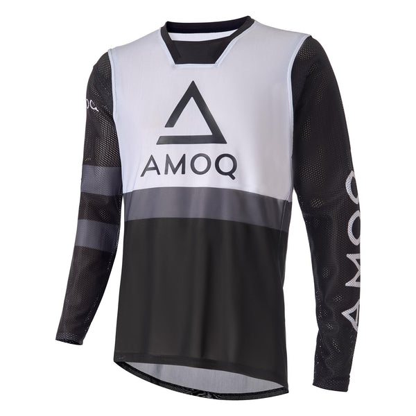 AMOQ Airline Mesh crossshirt zwart/wit