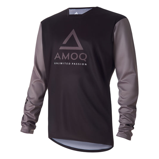 AMOQ Ascent Comp camisa cross negro/gris