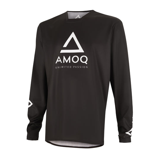 AMOQ Ascent Comp camiseta cross blanco y negro