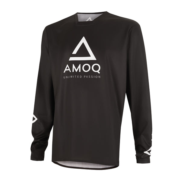 AMOQ Ascent Comp crossshirt zwart-wit