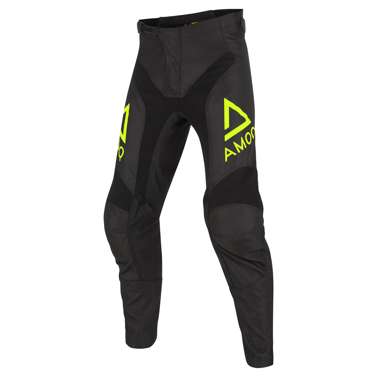 AMOQ Ascent V2 crossbroek zwart-fluogeel