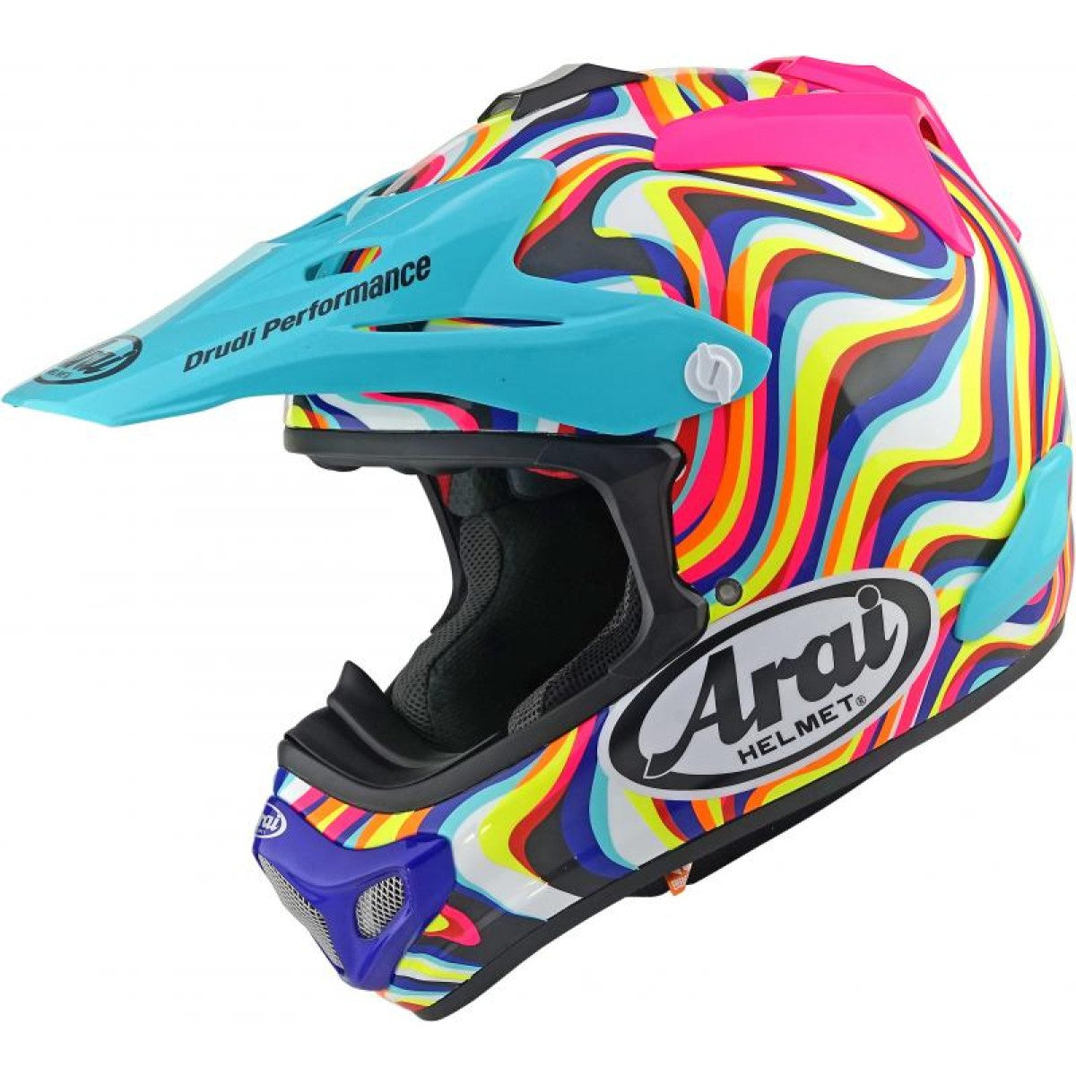 Arai MX-V EVO Stream Pink crosshelm