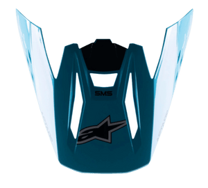 Alpinestars S-M5 Speed Vizier – Light blue black glossy