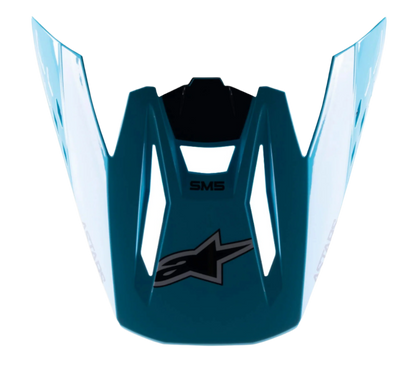 Alpinestars S-M5 Speed Vizier – Lichtblauw zwart glanzend