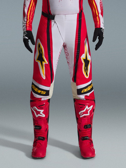 Alpinestars Techstar Nomur Broek 2026 – Licht grijs rood zwart