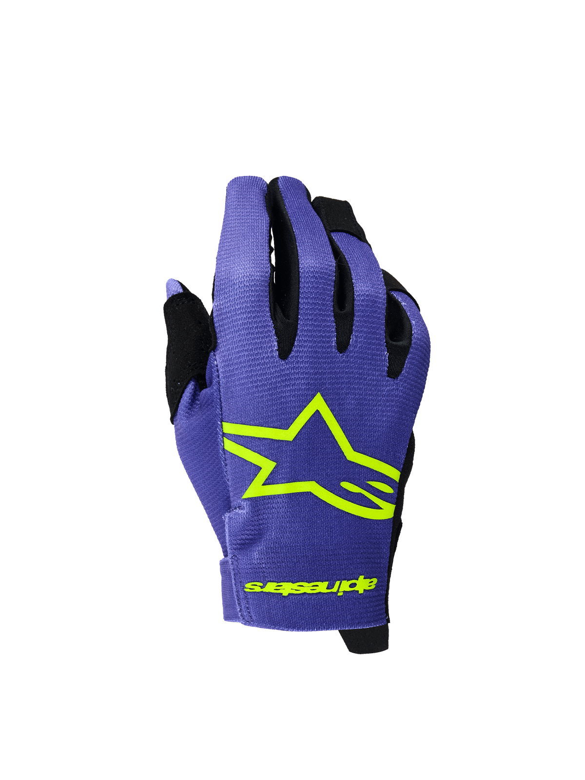 Alpinestars Jeugd Radar Handschoenen 2026 – Paars geel fluo
