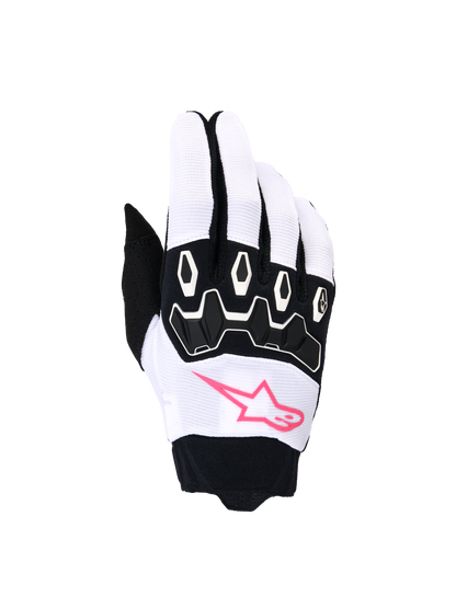 Alpinestars Stella Full Bore V2 Handschoenen 2026 – Wit roze fluo zwart