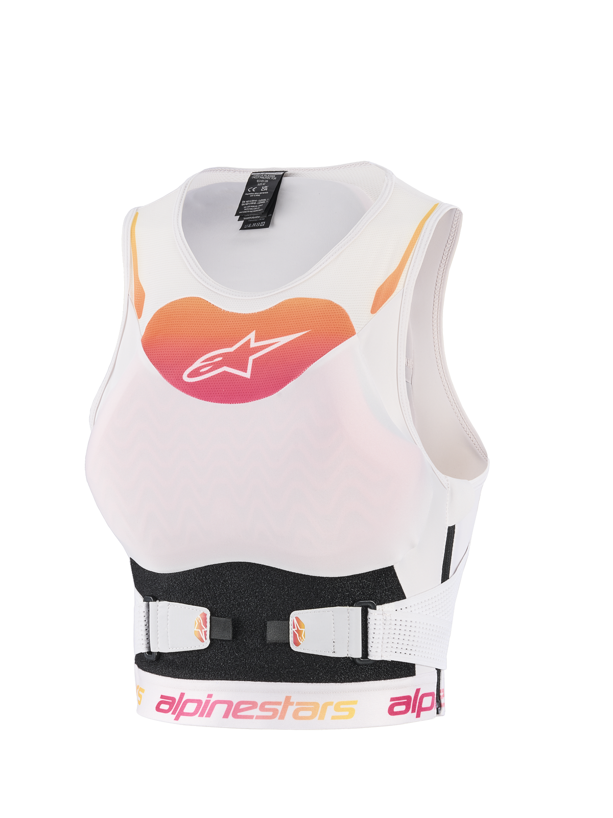 Alpinestars Stella Plasma Borstbeschermer – Licht lilac fade wit