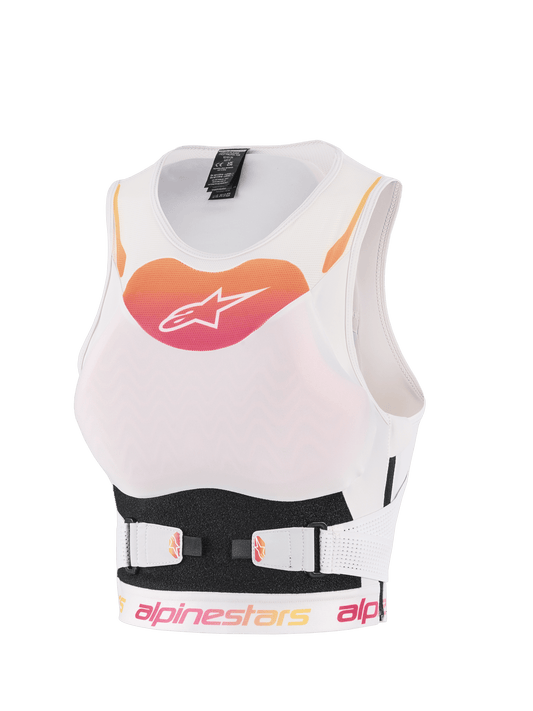 Alpinestars Stella Plasma Borstbeschermer – Licht lilac fade wit
