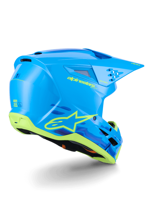 Alpinestars S-M3 Force OCD Helm ECE 22.06 – Cyan glans