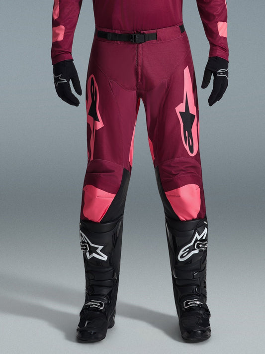 Alpinestars Racer Riway Broek 2026 – Donker rood coral