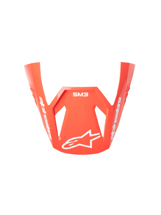 Alpinestars S-M3 Radium Vizier – Zwart rood fluo wit glans