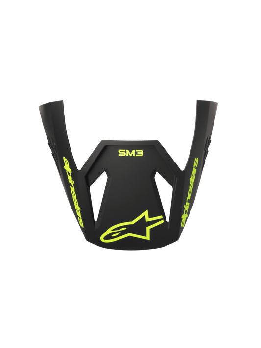 Alpinestars S-M3 Radium Vizier – Grijs zwart geel fluo mat