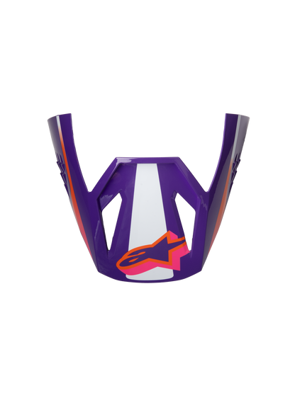 Alpinestars S-M3 Heat Vizier – Wit paars roze glans