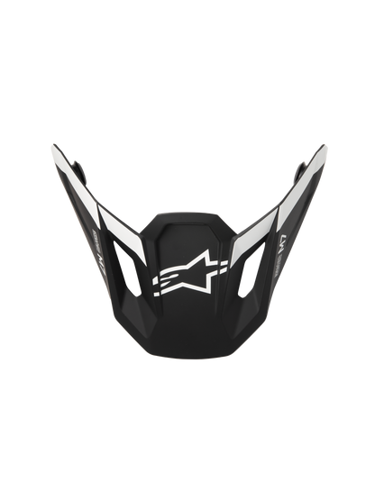 Alpinestars S-M7 Dasher ECE06 Vizier – Zwart wit mat