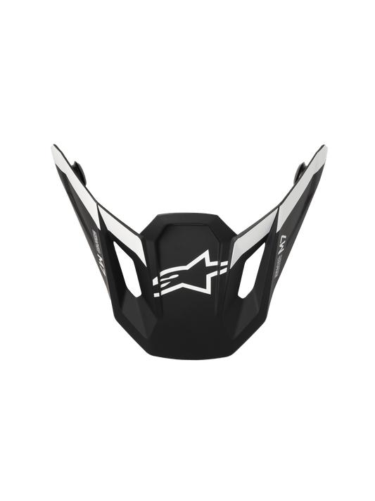 Alpinestars S-M7 Dasher ECE06 Vizier – Zwart wit mat