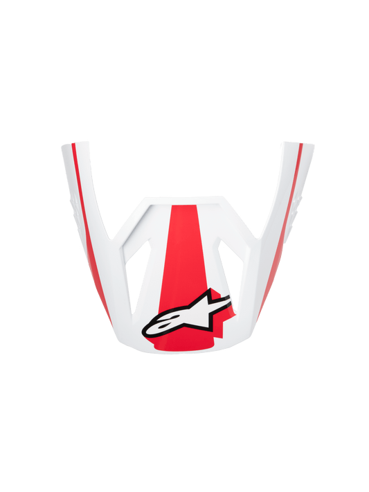 Alpinestars S-M3 Heat Vizier – Rood wit zwart glans