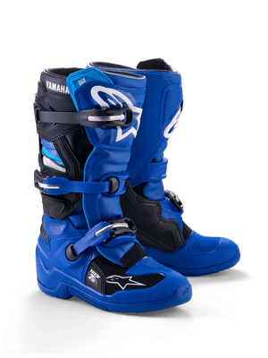 Alpinestars Yamaha Tech 7S Stiefel – Blau Schwarz Weiß