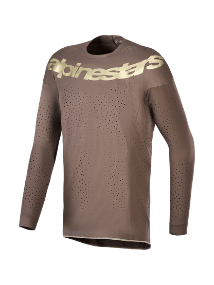 Alpinestars Beperkte Oplage Supertech Air Gold Jersey – Earth bruin goud - MxProStoreParts