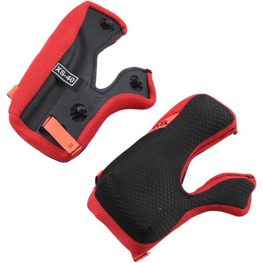 Alpinestars Supertech M10/M8 Wangkussens +5mm – Zwart