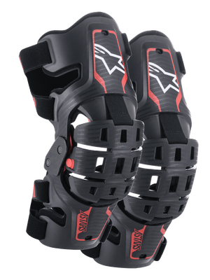 Alpinestars Enfants Bionic 5S Protège-genoux – Noir rouge