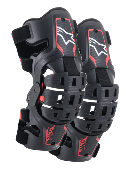 Alpinestars Jeugd Bionic 5S Kniebeschermer – Zwart rood