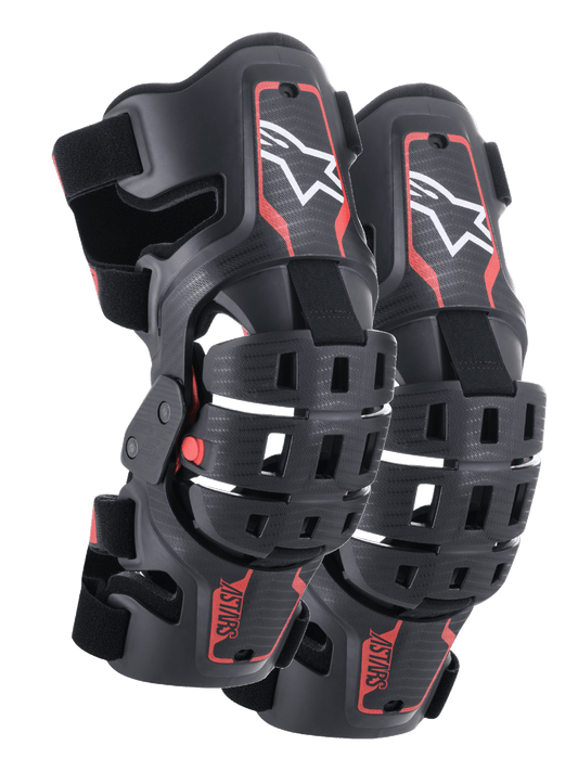 Alpinestars Jeugd Bionic 5S Kniebeschermer – Zwart rood