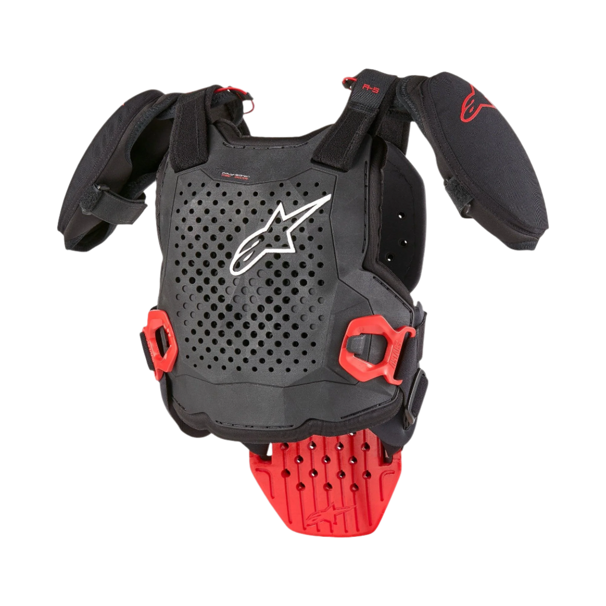 Alpinestars Jeugd A-5 S Borstbeschermer – Zwart wit rood