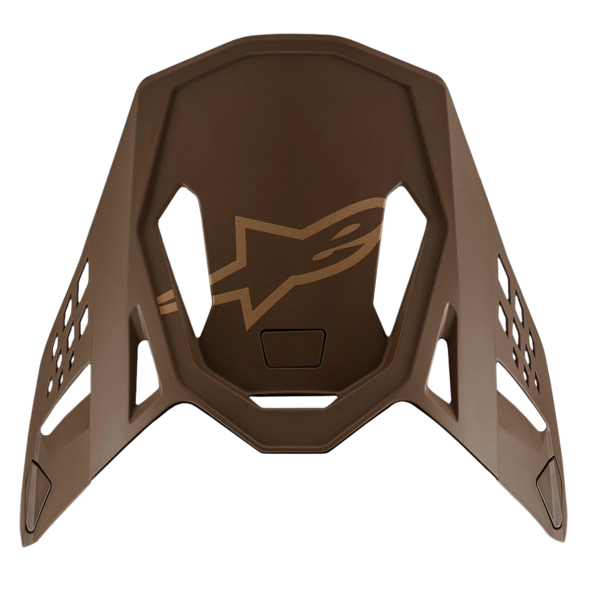 Alpinestars Supertech M10 Squad Beperkte Oplage Vizier 2023 – Donkerbruin kangoeroe goud