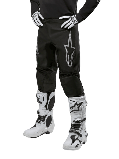 Alpinestars Fluid Graphite Broek 2024 – Zwart zilver - MxProStoreParts