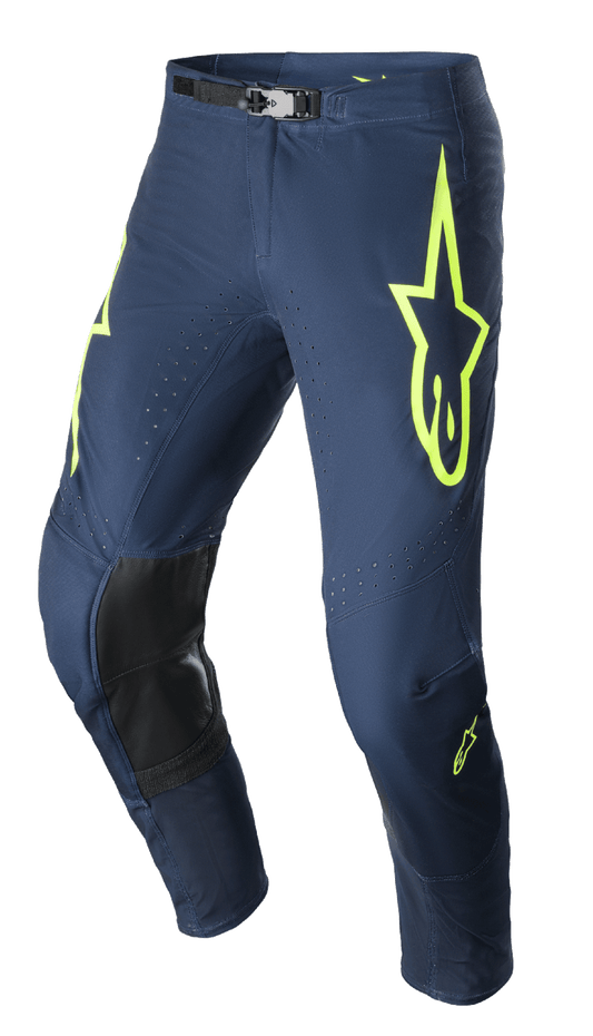 Alpinestars Supertech Bruin Broek 2023 – Nacht marine geel fluo