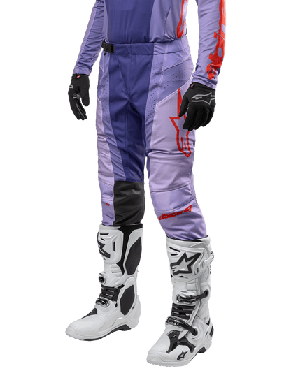 Alpinestars 2024 Techstar Ocuri Broek – Paars hot oranje - MxProStoreParts
