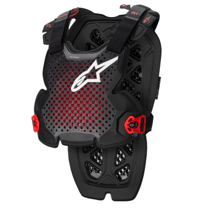 Alpinestars A-1 Pro Borstbeschermer – Antraciet zwart rood
