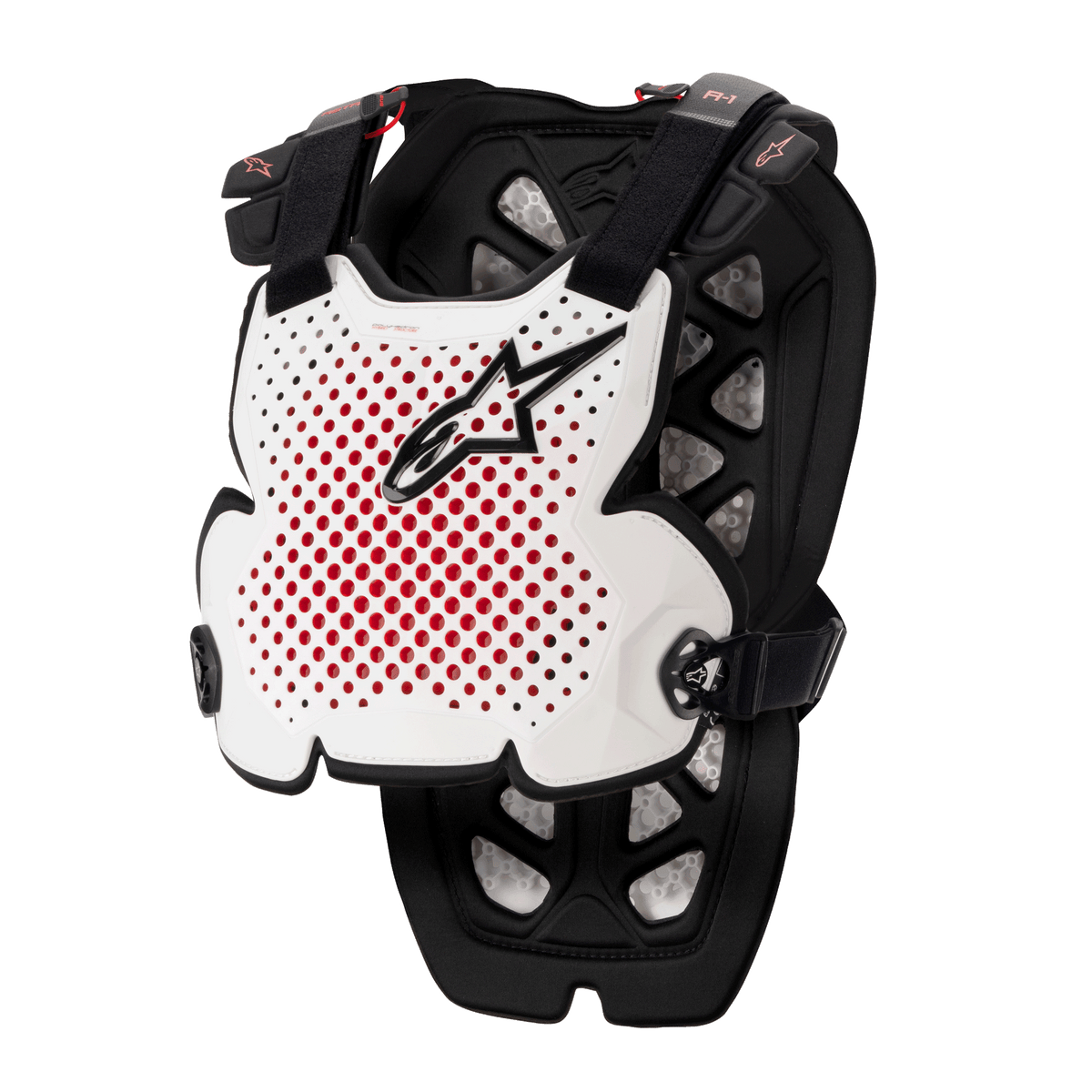 Alpinestars A-1 Pro Borstbeschermer – Wit zwart rood