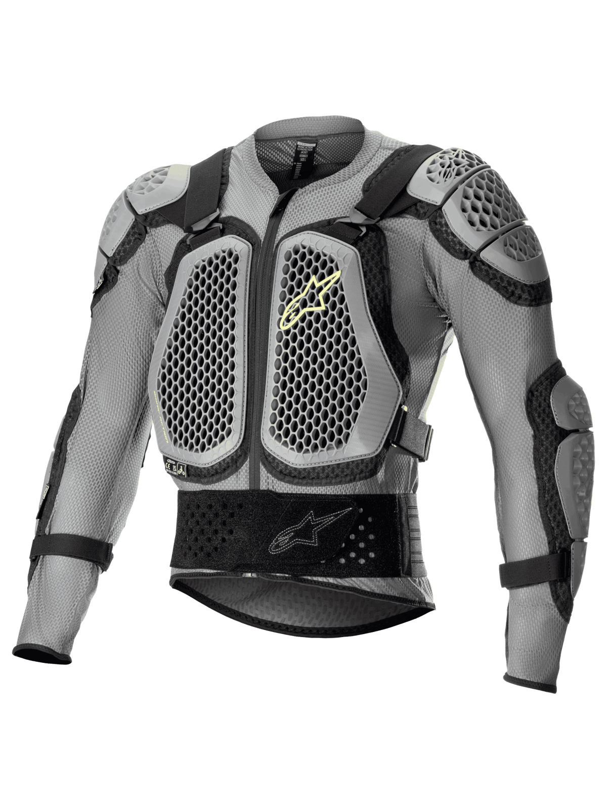 Alpinestars Bionic Action V2 Beschermjas – Grijs zwart geel fluo