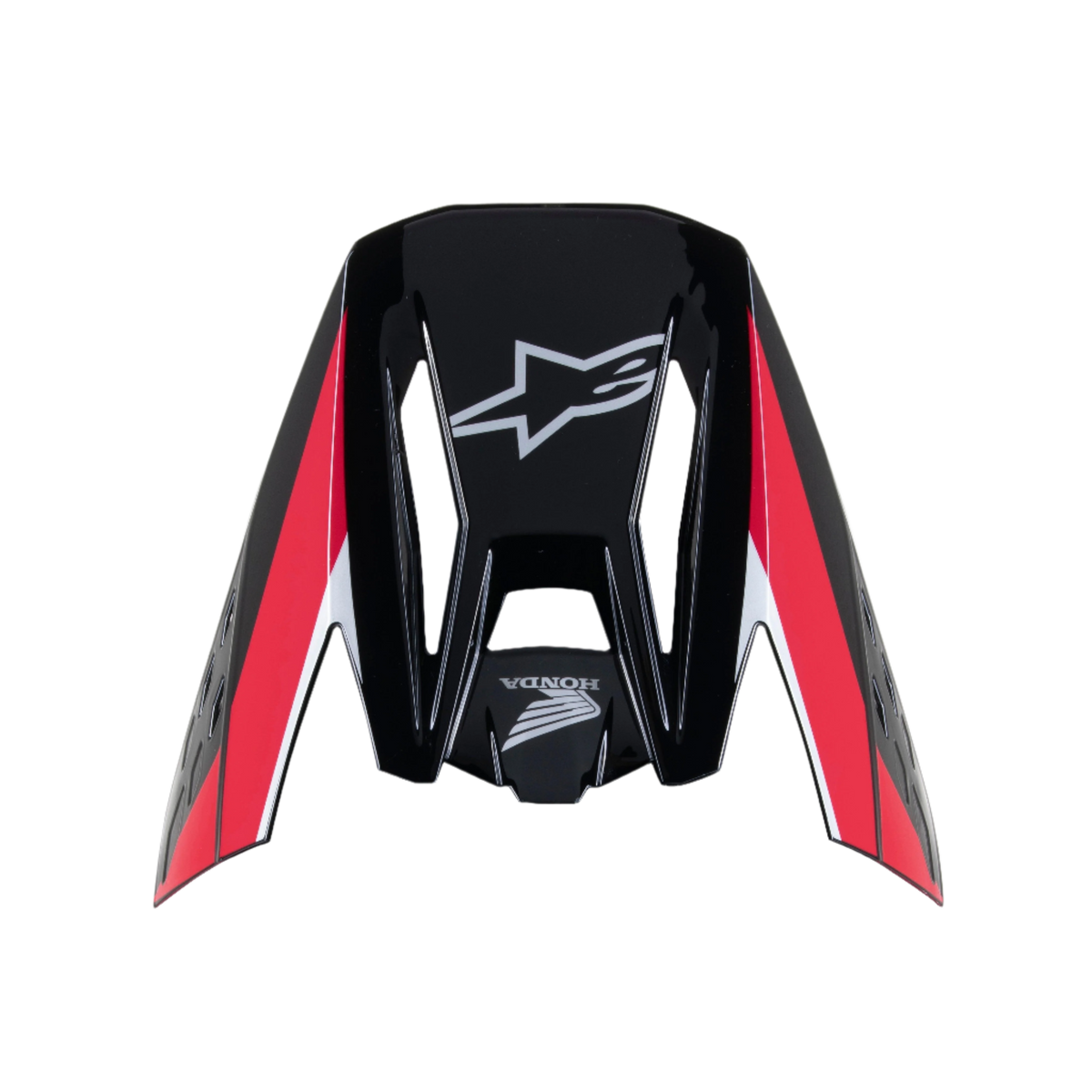 Alpinestars Honda S-M5 Vizier – Zwart rood glanzend