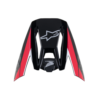 Alpinestars Honda S-M5 Vizier – Zwart rood glanzend