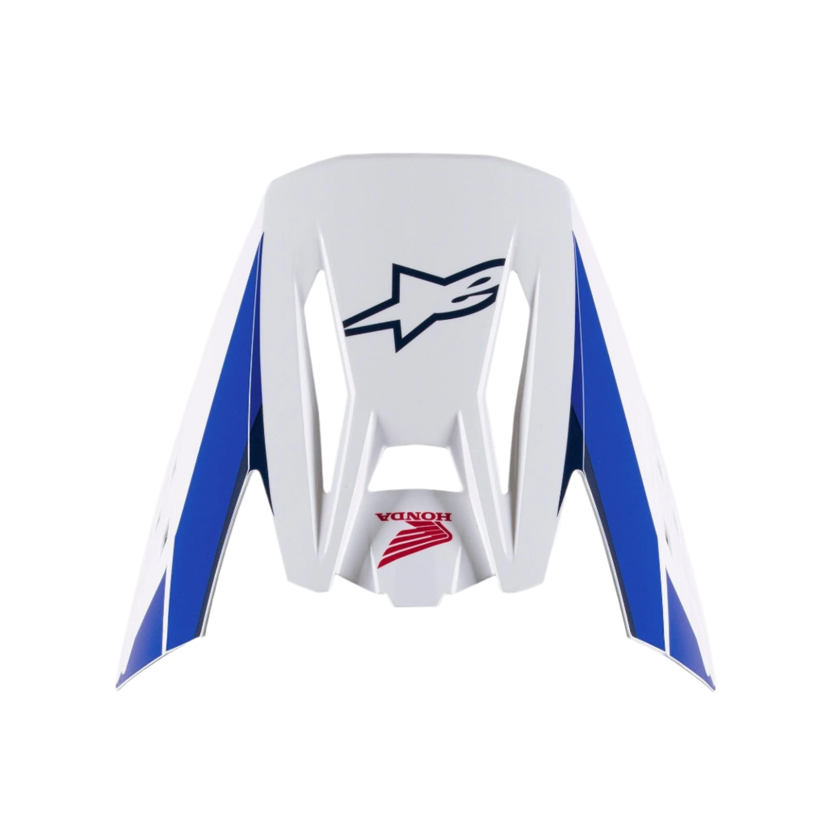 Alpinestars Honda S-M5 Vizier – Wit blauw rood glanzend