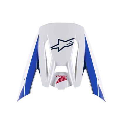 Alpinestars Honda S-M5 Vizier – Wit blauw rood glanzend