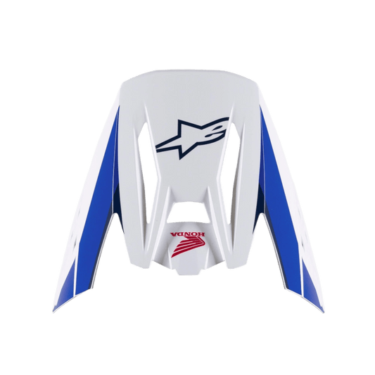 Alpinestars Honda S-M5 Vizier – Wit blauw rood glanzend
