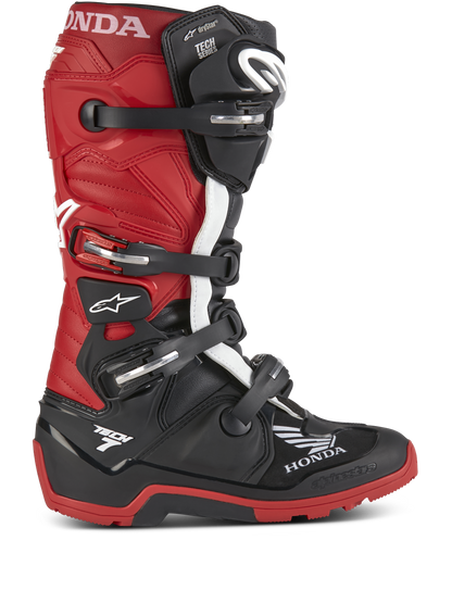 Alpinestars Honda Tech 7 Enduro Drystar® Laarzen – Zwart helder rood