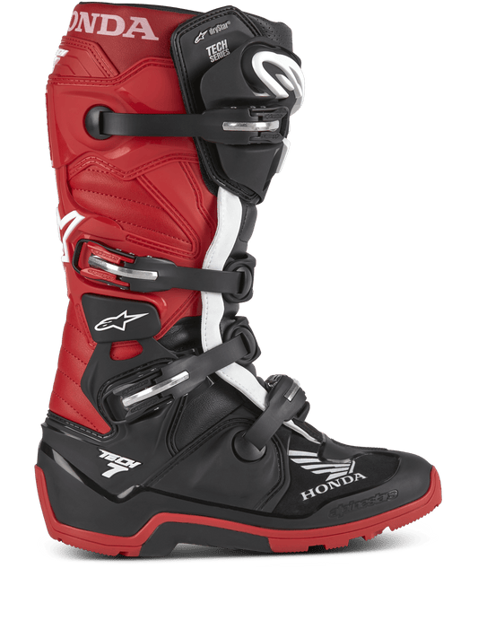 Alpinestars Honda Tech 7 Enduro Drystar® Laarzen – Zwart helder rood
